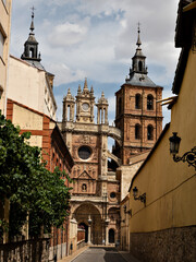 Catedral de Santa María de Astorga en castilla León, España