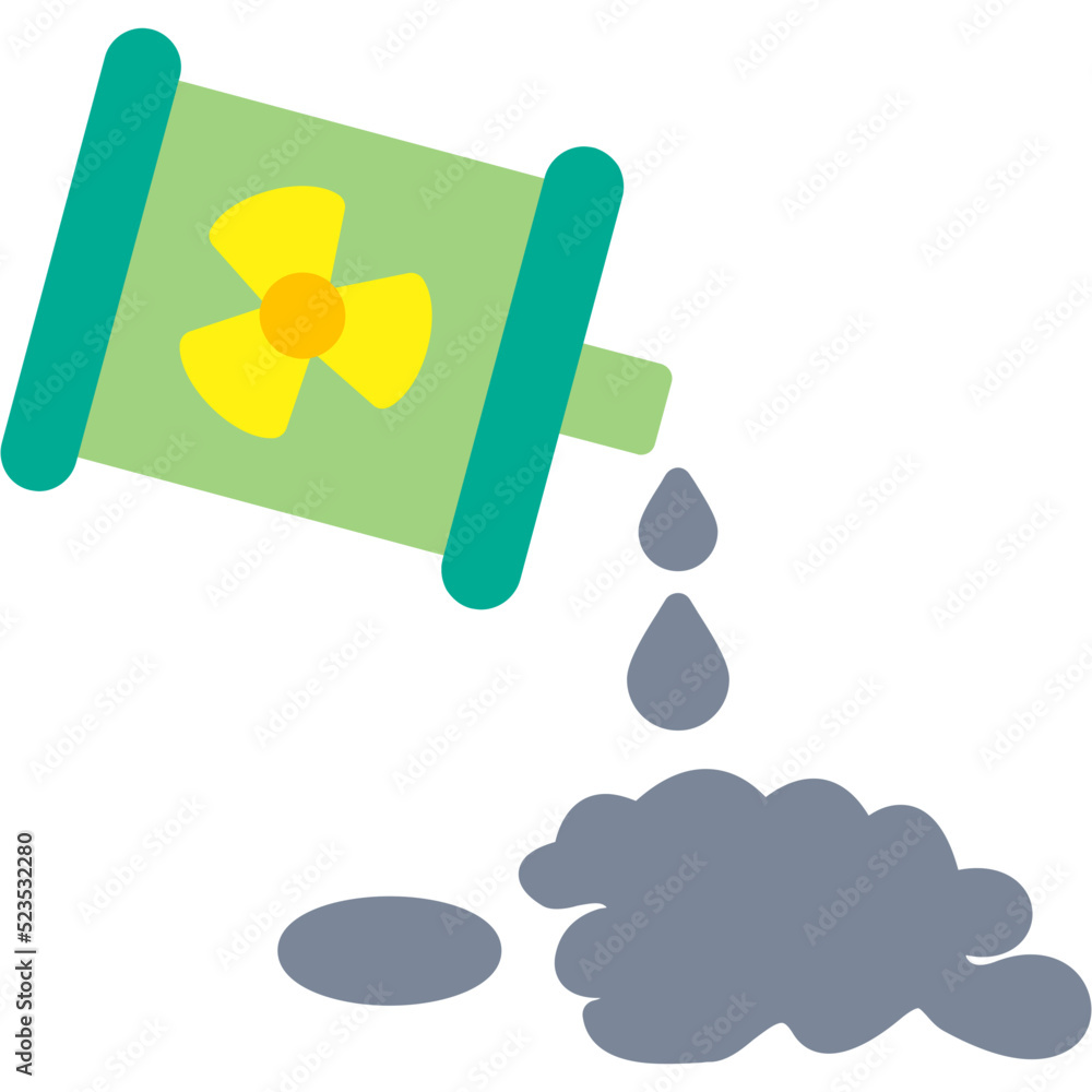 Poster Chemical Spill Icon