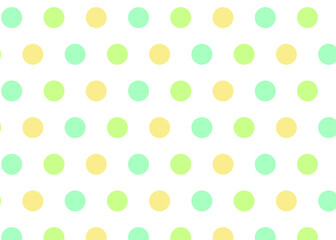カラフルドット　背景　イラスト