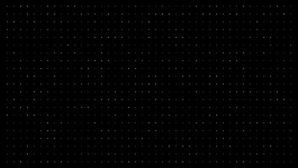 dots on a dark background. The bright dot and pixels illuminate the animation.	