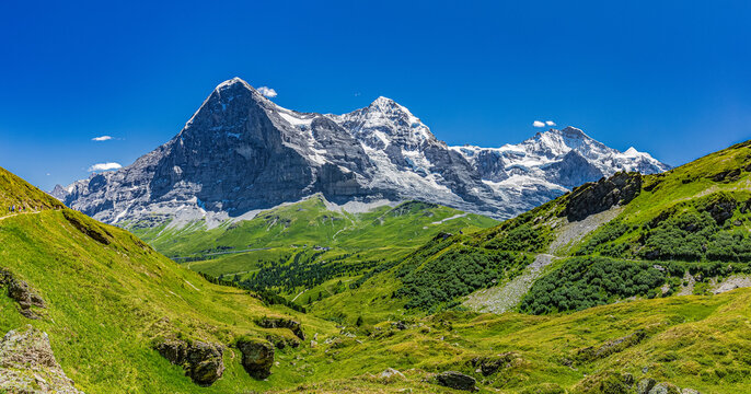 Jungfrau-Bergpanorama
