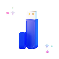 Flash Drive 3d Illustration
