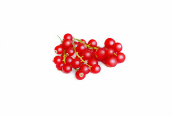 Isolated redcurrant with the selective focus. Good for any project.