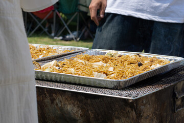 バーベキュー　焼きそば