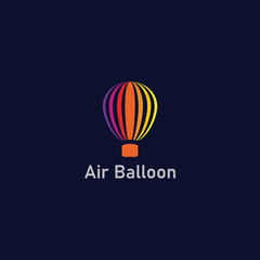 hot air balloon , air balloon , air balloon logo design