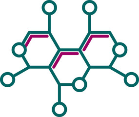 Molecule Structure Icon