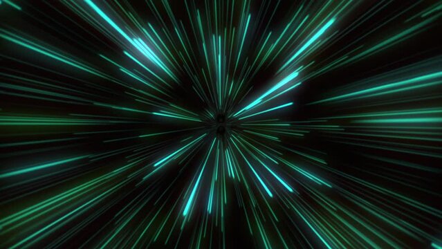 4K Hyperspace Tunnel flight, Warping the Time And Space, supersonic speed, data flowing concept