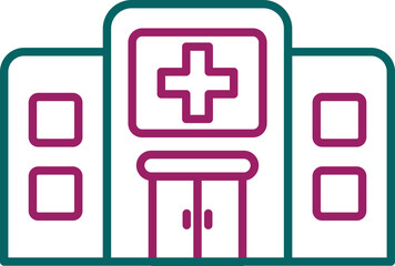 Obraz premium Hospital Icon