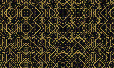 Abstract geometric pattern with stripes, lines. Seamless vector background. Seamless pattern, texture, luxury, fabric Vector illustration