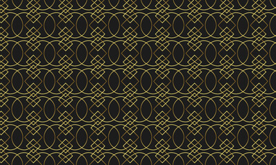 Abstract geometric pattern with stripes, lines. Seamless vector background. Seamless pattern, texture, luxury, fabric Vector illustration