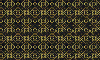 Abstract geometric pattern with stripes, lines. Seamless vector background. Seamless pattern, texture, luxury, fabric Vector illustration