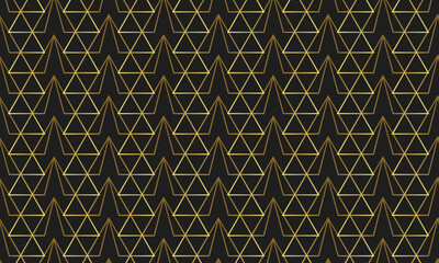 Abstract geometric pattern with stripes, lines. Seamless vector background. Seamless pattern, texture, luxury, fabric Vector illustration