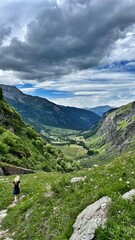 Wanderung durch die französischen Alpen im Nationalpark de la Vanoise