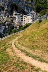 Fototapeta na wymiar Path To The Predama Castle In Slovenia