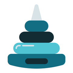 donut shaped ring stack