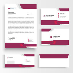 creative stationary set template