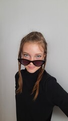 person wearing sunglasses