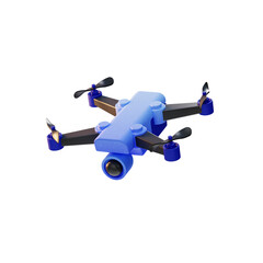 Drone Device Electronic icon 3d illustration