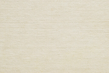 Fototapeta na wymiar Beige canvas texture, beige cotton fabric pattern close up as background