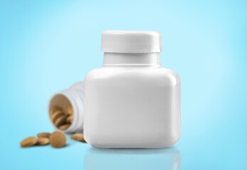 Medical Drug In Prescription Medication Pills Bottle