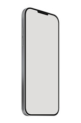 Modern Smart phone in Perspective View