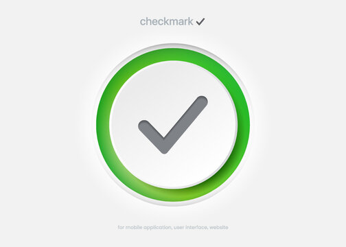 Checkmark, confirm, approve, appreciate, like symbol. Decline, reject, deny, dislike label badge flag button for mobile app, website, UI UX, promotion. High quality vector illustration EPS10