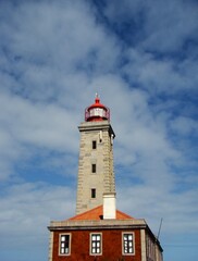 Fototapeta na wymiar Lighthouse in Foz de Arelho, Centro - Portugal 