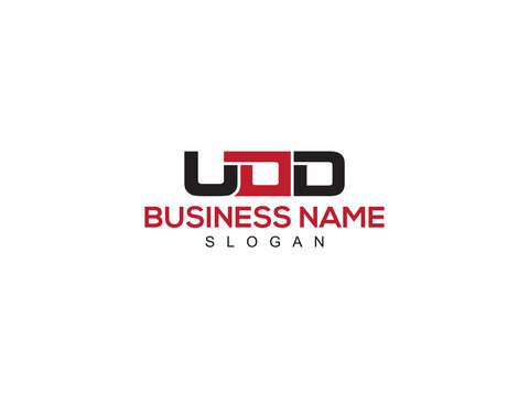 Monogram UOD Logo Icon Design, Creative uod Logo Letter Vector Art With Three Alphabet Letter For Business or Brand