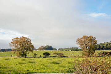 Wales landscape with hills and mountains.