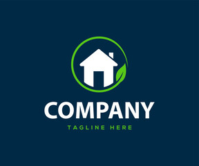 Greenhouse logo design template. House logo. Indoor farming logo design