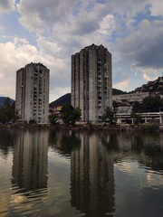 Fototapeta premium buildings in the city