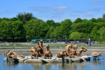Versailles; France - june 19 2022 : Versailles castle Park