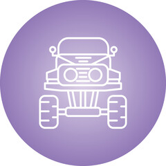 Obraz premium Monster Truck Icon