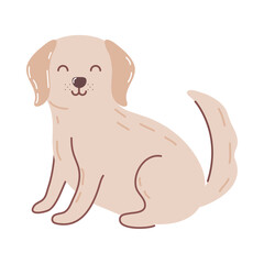 dog icon flat