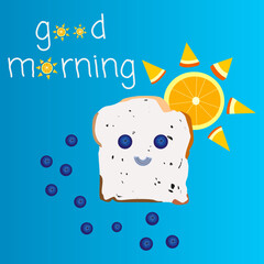 GOOD MORNING. Breakfast Time. Sunrise.