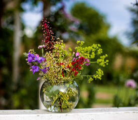 bouquet of flowers in a vase