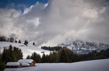 Alpe di Siusi innevata