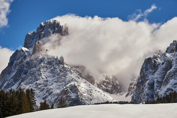 Alpe di Siusi innevata