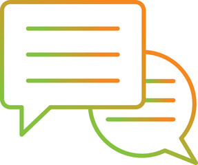 Fototapeta premium Conversation Icon