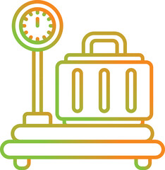 Luggage Scale Icon