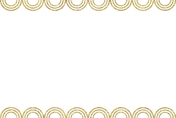 背景素材　青海波　ゴールド