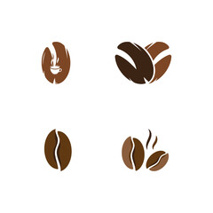 coffee bean icon vector