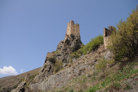 Ingush defense towers Vovnushki in north Caucasus, Russia