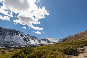 Fototapeta na wymiar Rocky Mountains, near Silver Plume, Colorado