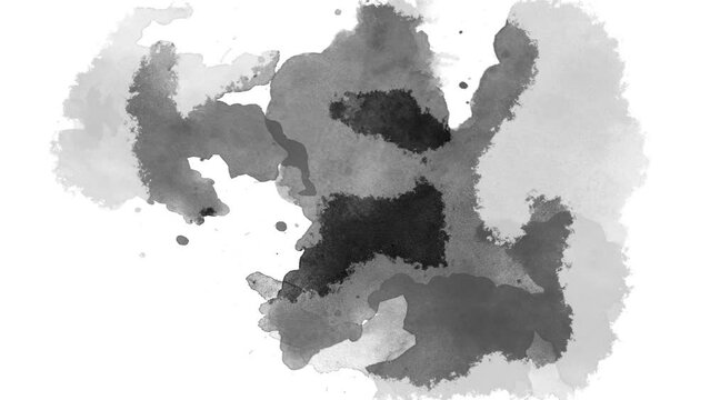 ink splatter transition effect. ink splatter compositing. Abstract ink splatter transition. ink brush stroke, fluid art background, overlay, alpha matte composition.	
