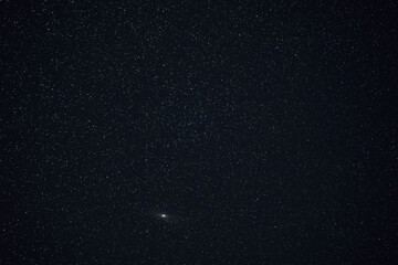 Obraz premium sky in the night with stars planets and comets