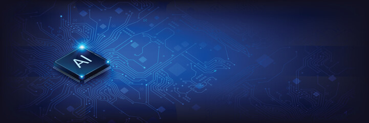 AI Artificial intelligence Abstract background 001