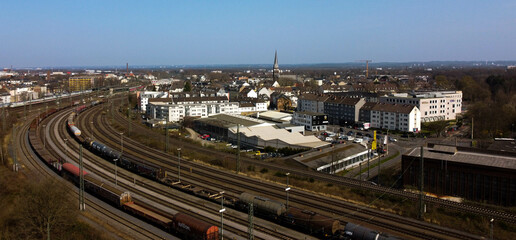 Naklejka premium Köln aussicht am tag