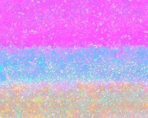 Colorful layers of earth in fun warm frosty tones, great for fashion, parties