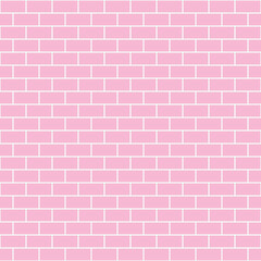 Pink brick pattern and background